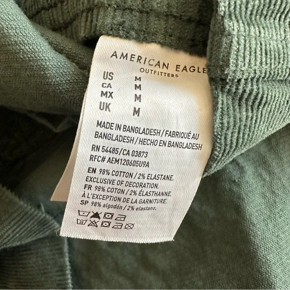 American Eagle corduroy green jumper - Picture 7 of 7